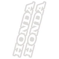 Factory Effex Fork/Swingarm Stickers Honda White