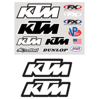 Factory Effex Iron On Sponsor Kit KTM