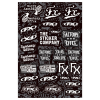 Factory Effex OEM Sticker Sheet Fx Random