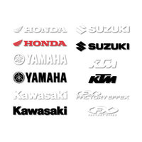 Factory Effex Die Cut 1FT Yamaha Stickers
