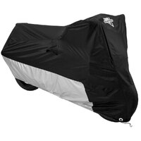 Nelson-Rigg  Bike Cover MC-90402-MD Deluxe Motorcycle Cover Black/Silver Large