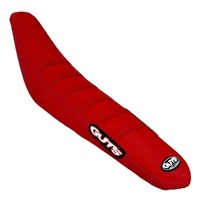 GUTS - GAS GAS MC50 STOCK HEIGHT RIBBED SEAT COVER - RED