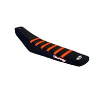 GUTS - KTM STOCK HEIGHT RIBBED SEAT COVER - ORANGE/BLACK