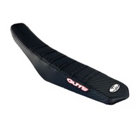 GUTS - SUZUKI STOCK HEIGHT AND -10MM LOWER THAN STOCK HEIGHT RIBBED SEAT COVER BLACK
