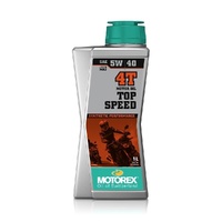 Motorex Top Speed MC (MA2) 4T 5W40 - 1 Litre (10)