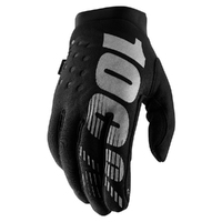 100% Brisker Glove Black/Grey