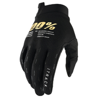 100% Itrack Glove Black Youth
