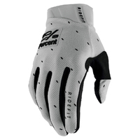 100% Ridefit Gloves Slasher Silver