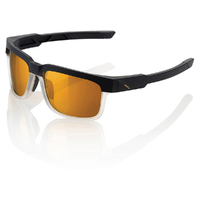 100% Type S Sunglasses Soft Tact Licorice With Bronze Peakpolar Lens