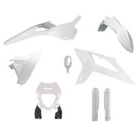Rtech Moto RR 125-480 2020-2022 White Plastic Kit 7 Pcs