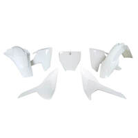 Rtech Husqvarna TC 250-300 17-18 / FC 250-450 16-18 White (OEM 17-18) Plastic Kit