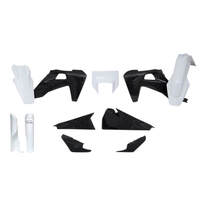 Rtech Husqvarna TE-FE 150-501 2020-2022 White/Black  Plastic Kit