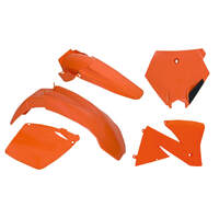 Rtech KTM SX-SXF 400-520 2000 / EXC-EXCF 125-520 2000-2002 Orange Plastic Kit