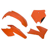 Rtech KTM SX-SXF 125-525 05-06 / EXC-EXCF 125-525 05-07 Orange Plastic Kit