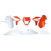 Rtech KTM EXC/EXCF/XC-W/XCF-W 2020-22 Orange-White (OEM Erzbergrodeo 21) Plastic Kit