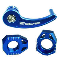 Scar Rear Axle Pull & Axle Blocks Sherco - Blue
