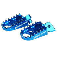 Scar Blue Footpegs Yamaha YZ/YZF/WRF/YZFX/YZX 1999-2022 - 48mm Wide