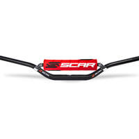 Scar S² 7/8 Handlebar - Medium - Black Bar with Red bar pad 