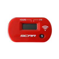 Scar Red Wireless Hour Meter