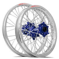 SM Pro / DID LT-X Honda CRF250 2014-2024 / CRF450 2013-2024 21X1.60/19X2.15 Silver/Blue Wheel Set