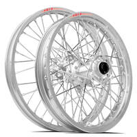 SM Pro / DID LT-X Honda CRF250 2014-2024 / CRF450 2013-2024 21X1.60/19X2.15 Silver/Silver Wheel Set