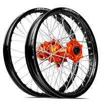 SM Pro / DID LT-X KTM-Husqvarna-GasGas 21X1.60/18X2.15 Black/Orange Wheel Set