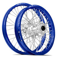 SM Pro / DID ST-X KTM-Husqvarna-GasGas 21X1.60/18X2.15 Blue/Silver Wheel Set