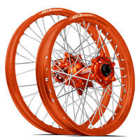 SM Pro / DID ST-X KTM-Husqvarna-GasGas 21X1.60/19X2.15 Orange/Orange Wheel Set