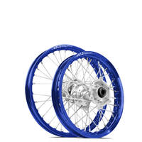 SM Pro / DID KTM-Husqvarna-GasGas 85cc 2021-2022 19X1.40/16X1.85 Blue/Silver Wheel Set