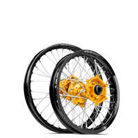 SM Pro / DID KTM-Husqvarna-GasGas 85cc 2021-2022 19X1.40/16X1.85 Black/Gold Wheel Set
