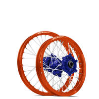 SM Pro / DID KTM-Husqvarna-GasGas 85cc 2021-2022 19X1.40/16X1.85 Orange/Blue Wheel Set