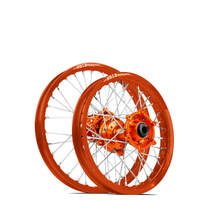 SM Pro / DID KTM-Husqvarna-GasGas 85cc 2021-2022 19X1.40/16X1.85 Orange/Orange Wheel Set