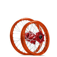 SM Pro / DID KTM-Husqvarna-GasGas 85cc 2021-2022 19X1.40/16X1.85 Orange/Red Wheel Set