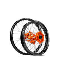 SM Pro / DID KTM 85SX 2004-2020/Husqvarna TC85 2014-2020 19X1.40/16X1.85 Black/Orange Wheel Set