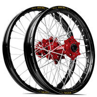 SM Pro / Excel KTM-Husqvarna-GasGas 21X1.60/18X2.15 Black/Red Wheel Set