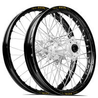 SM Pro / Excel KTM-Husqvarna-GasGas 21X1.60/18X2.15 Black/Silver Wheel Set