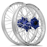 SM Pro KTM-Husqvarna-GasGas 21X1.60/18X2.15 Silver/Blue Wheel Set