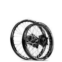 SM Pro KTM-Husqvarna-GasGas 85cc 2021-2024 17X1.40/14X1.60 Black/Black Wheel Set