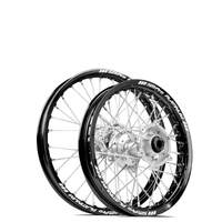 SM Pro KTM-Husqvarna-GasGas 85cc 2021-2024 19X1.60/16X1.85 Black/Silver Wheel Set